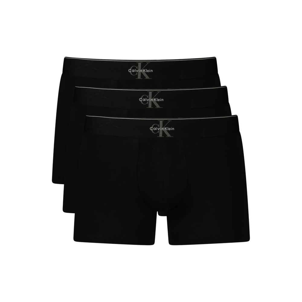 Calvin Klein Men's Black Cotton Boxer Briefs