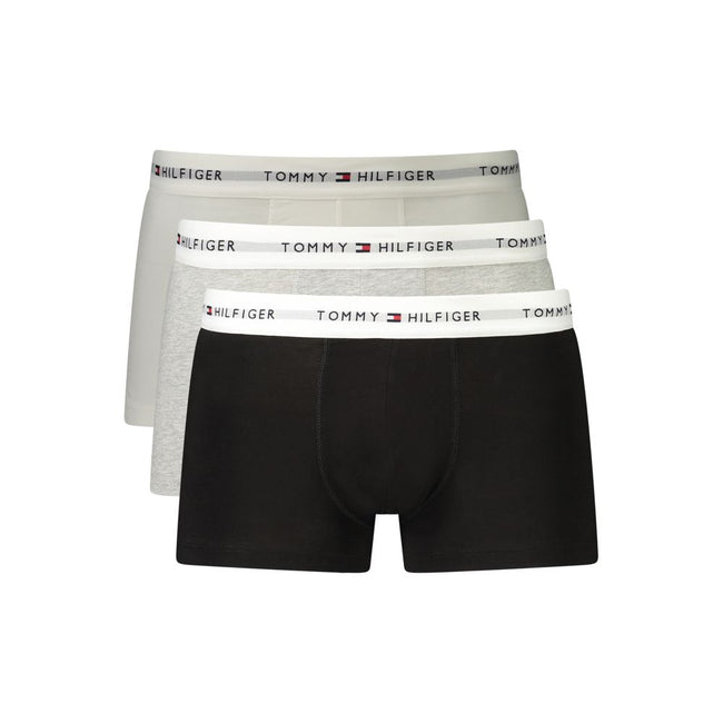 Tommy Hilfiger Graue Baumwoll-Boxershorts für Herren