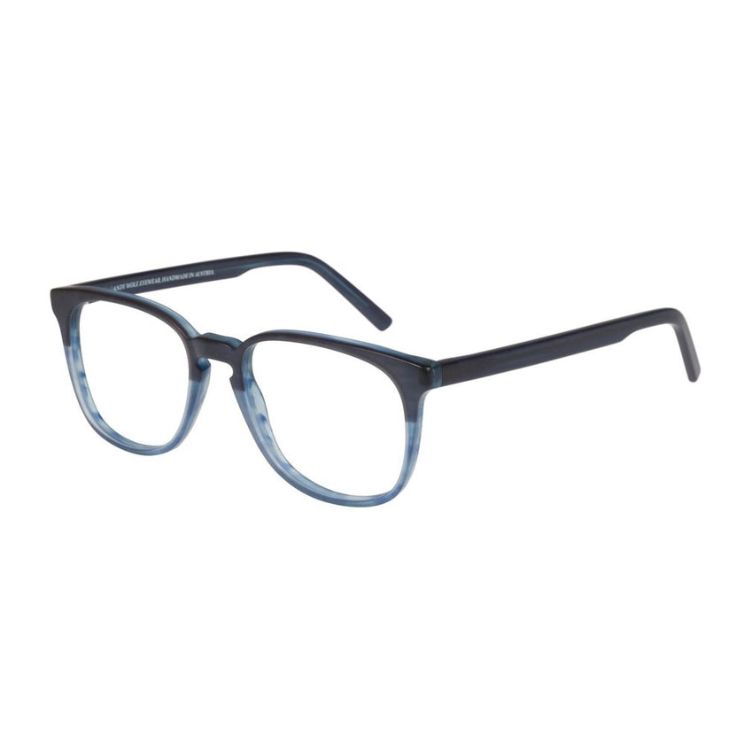 Andy Wolf Blaue Brille aus Acetat (Gestell)