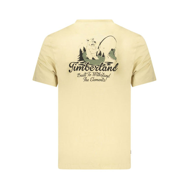 Timberland Beige Baumwoll-T-Shirt für Herren