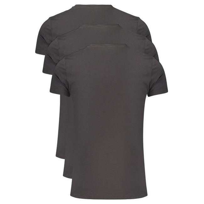 Palm Angels Schwarzes Baumwoll-T-Shirt für Herren