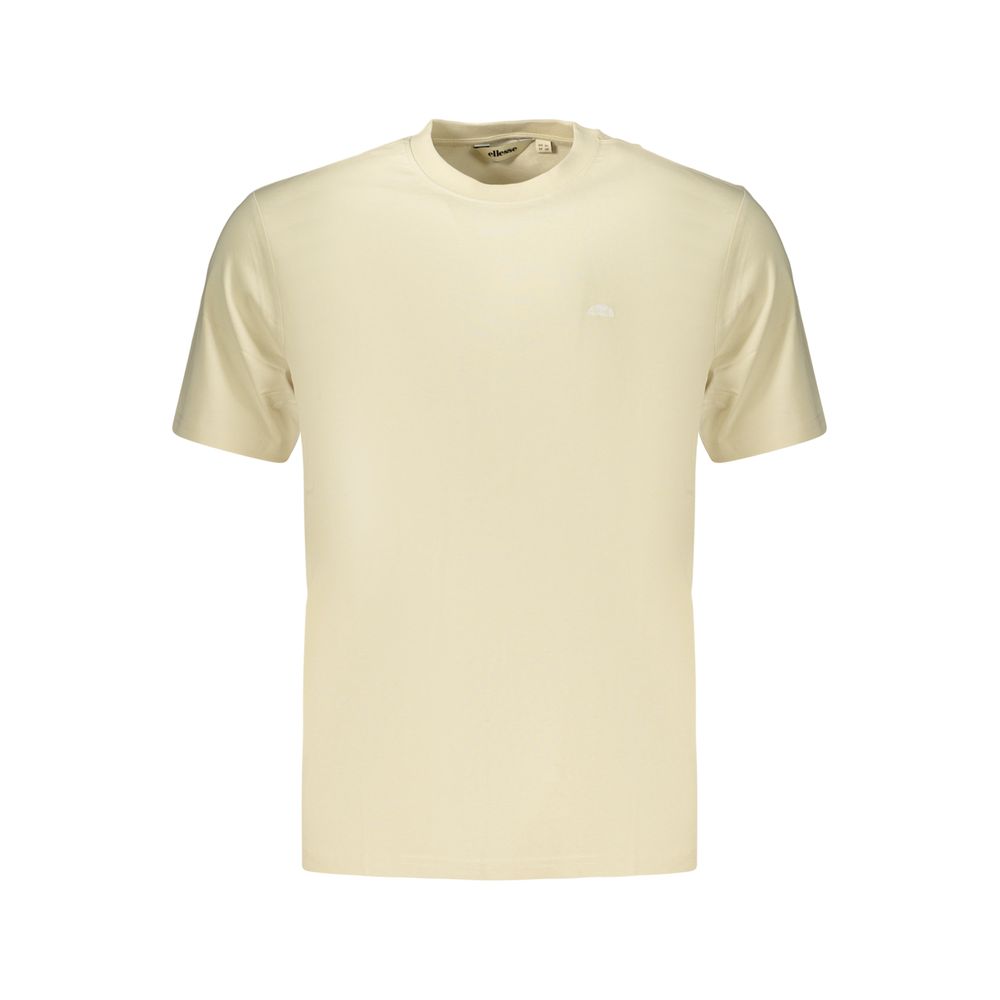 Ellesse Beigefarbenes T-Shirt aus Baumwolle