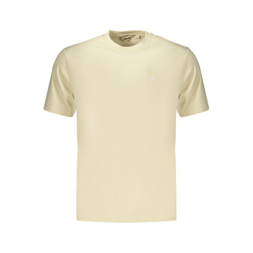 Ellesse Beigefarbenes T-Shirt aus Baumwolle