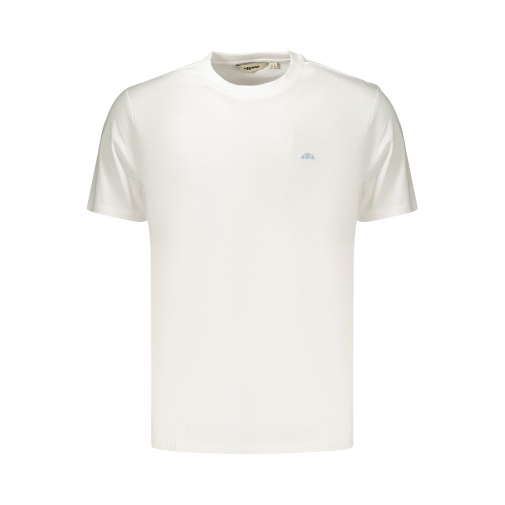 Ellesse Weißes Herren-T-Shirt aus Baumwolle