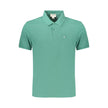 Calvin Klein Scharfes grünes Kontrast-Poloshirt