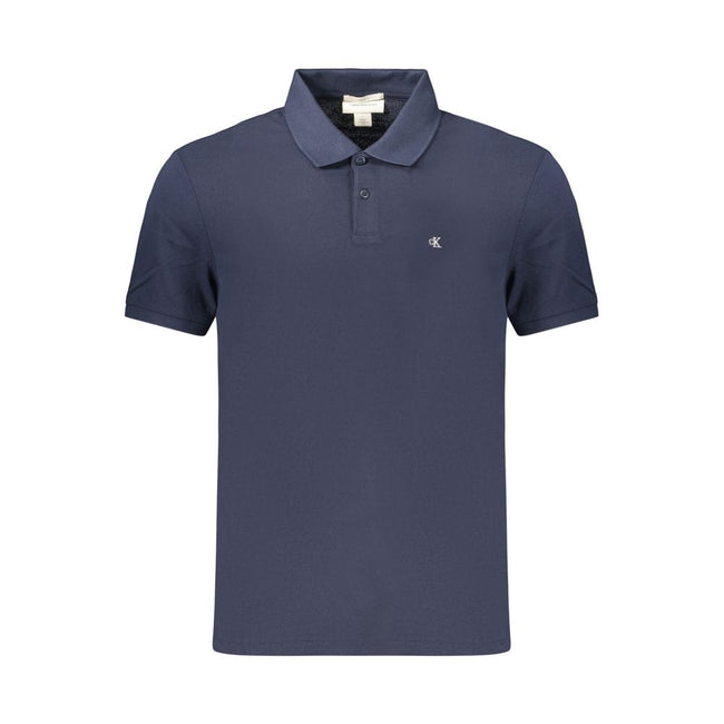 Calvin Klein Blaues Baumwoll-Poloshirt für Herren