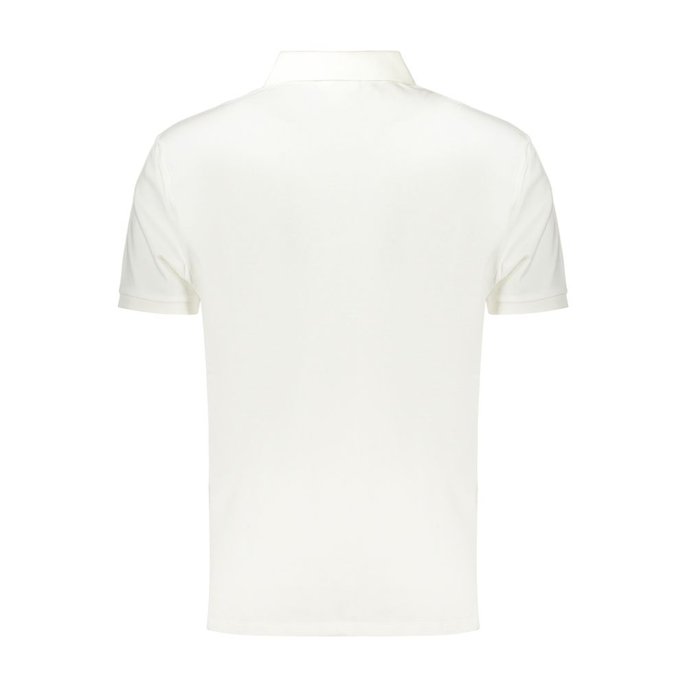 Calvin Klein Men's White Cotton Polo Shirt