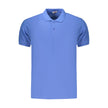 Rifle Blaues Baumwoll-Poloshirt für Herren