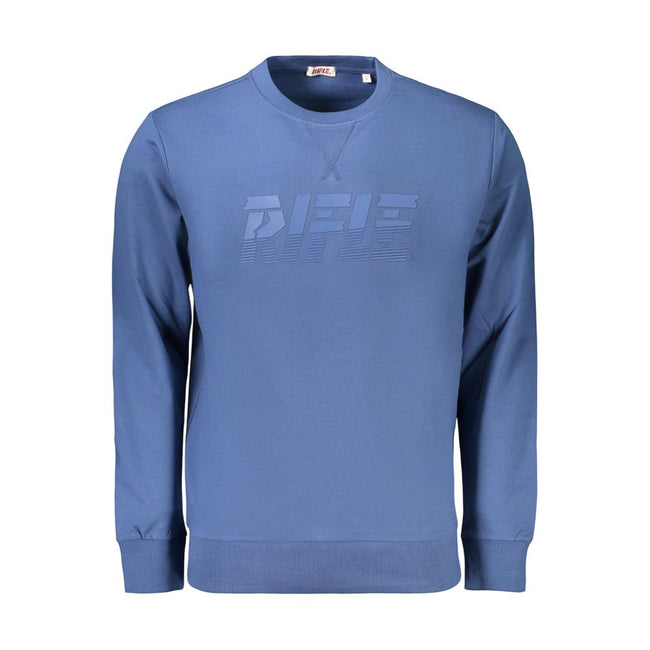 Rifle Blaues Baumwoll-Sweatshirt für Herren