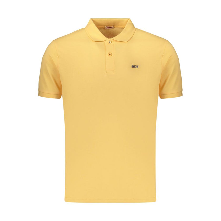 Rifle Herren-Poloshirt aus orangefarbener Baumwolle