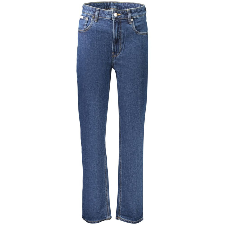 Calvin Klein Women's Blue Cotton Jeans