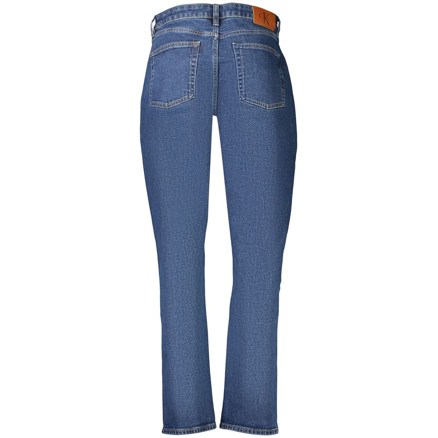 Calvin Klein Women's Blue Cotton Jeans