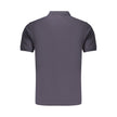 Rifle Blaues Baumwoll-Poloshirt für Herren