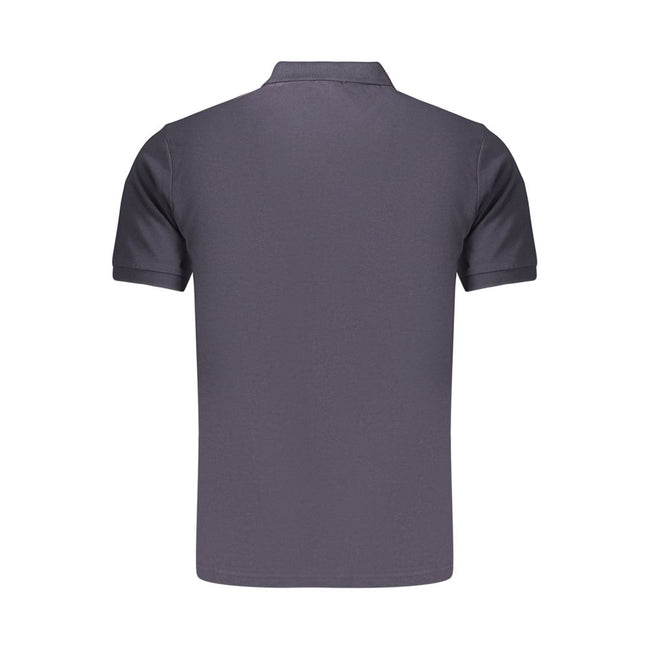 Rifle Blaues Baumwoll-Poloshirt für Herren