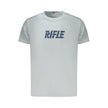 Rifle Hellblaues Herren-T-Shirt aus Baumwolle
