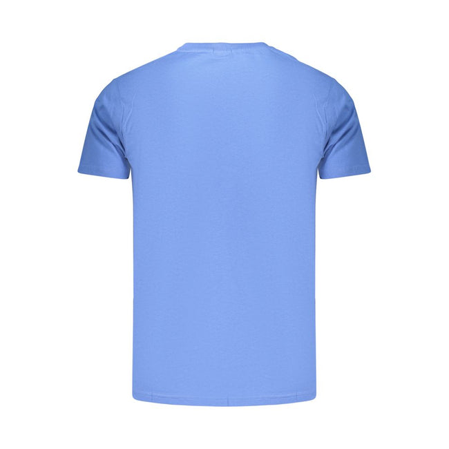 Rifle Blaues Baumwoll-T-Shirt für Herren