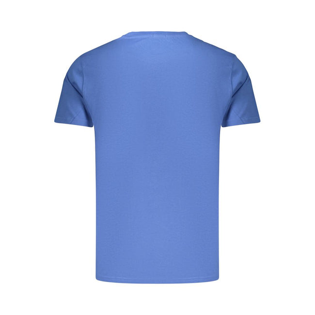 Rifle Baumwoll-T-Shirt in Blau