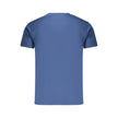 Rifle Blaues Baumwoll-T-Shirt für Herren