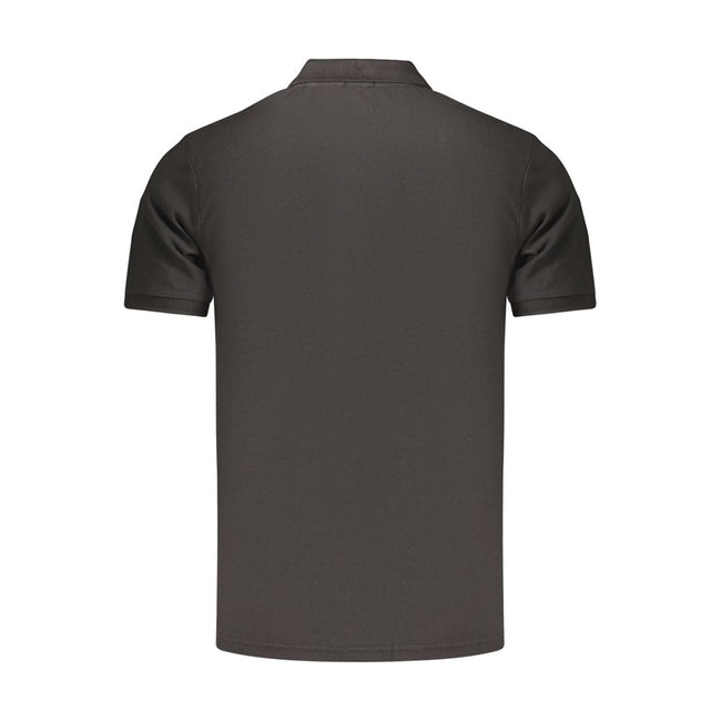 Rifle Schwarzes Baumwoll-Poloshirt für Herren