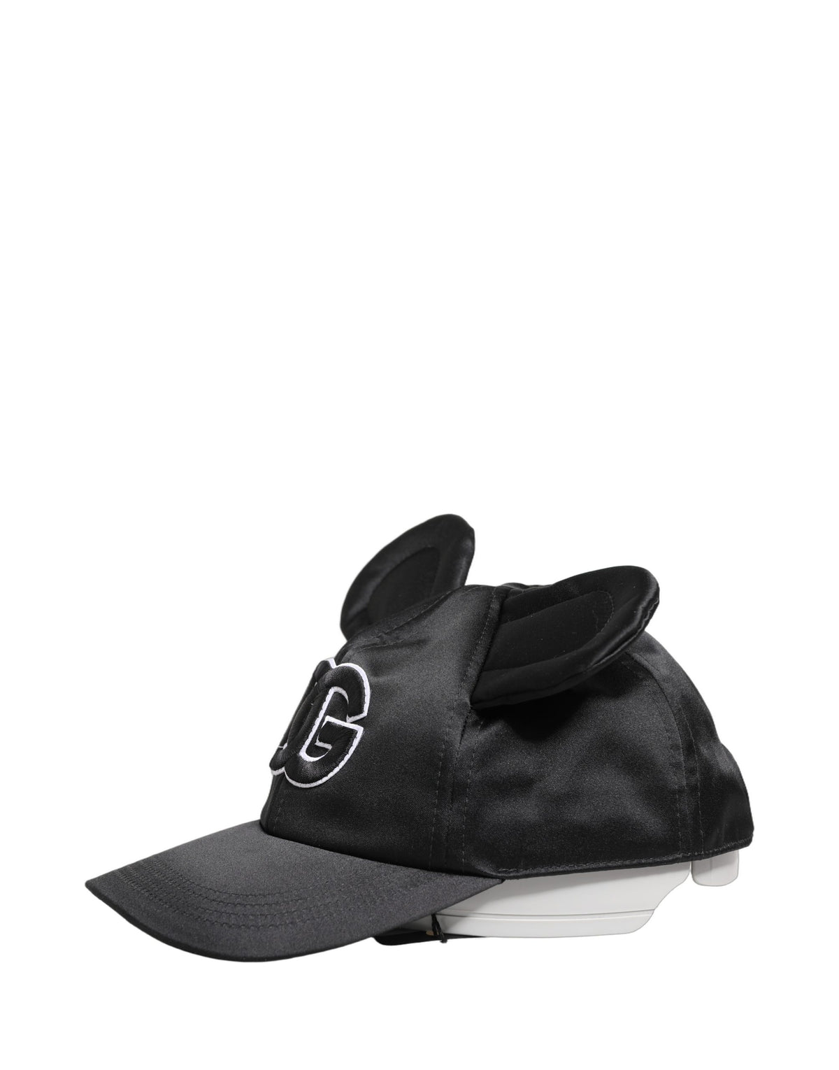 Dolce & Gabbana Men's Animal-Print Black Velvet Baseball Cap