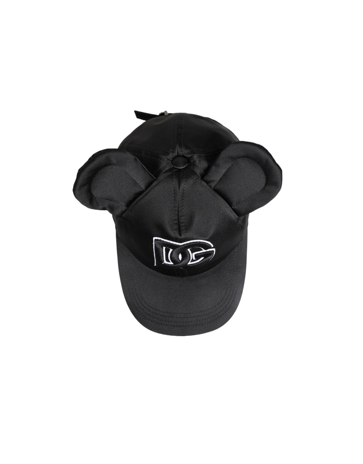 Dolce & Gabbana Men's Animal-Print Black Velvet Baseball Cap