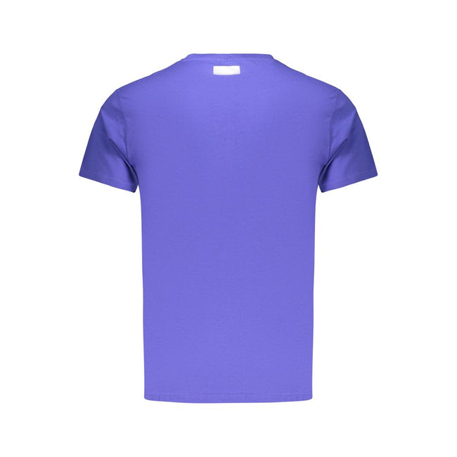 Bikkembergs Blaues Baumwoll-T-Shirt für Herren