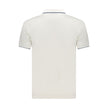 Coveri Moving Bianco Baumwoll-Herrenpoloshirt