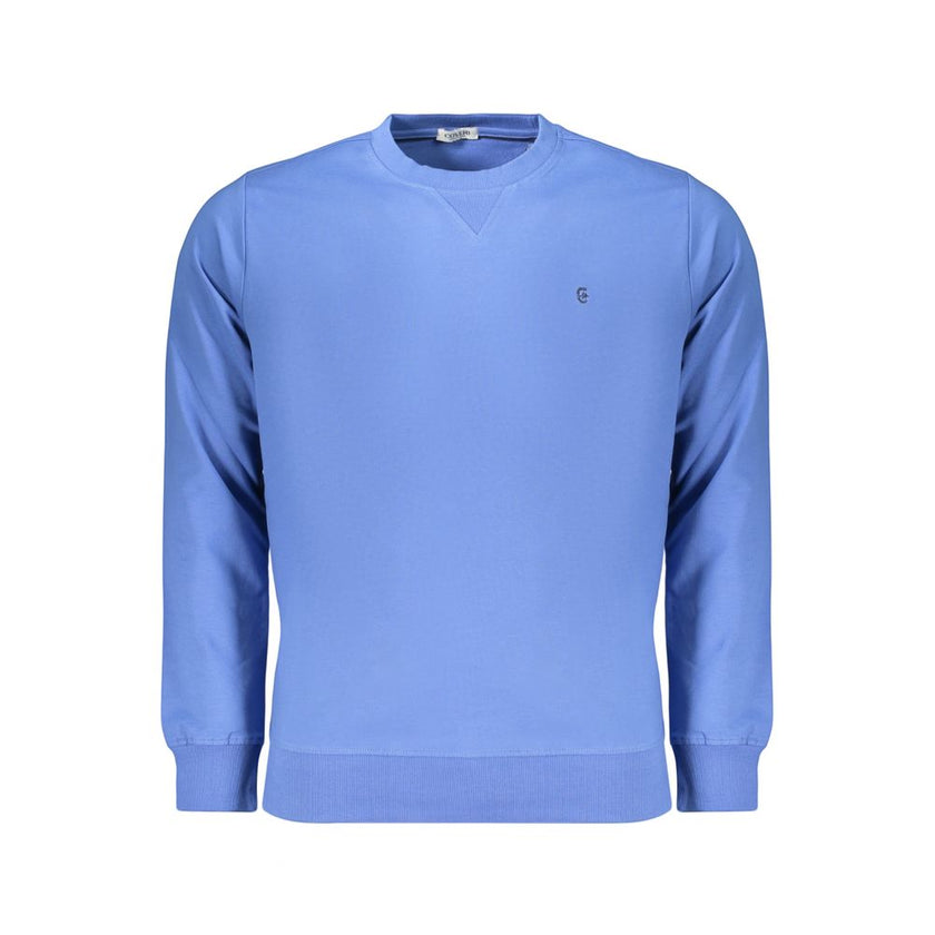 Coveri Moving Blaues Baumwoll-Sweatshirt für Herren