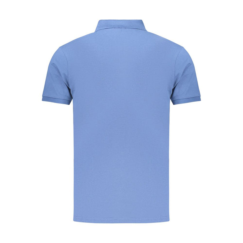 Coveri Moving Blaues Baumwoll-Poloshirt für Herren