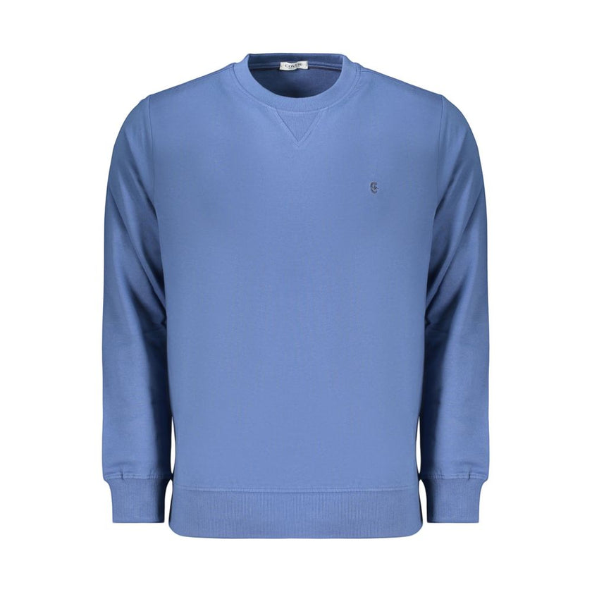 Coveri Moving Blaues Baumwoll-Sweatshirt für Herren