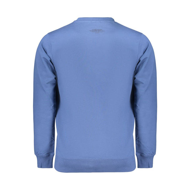 Coveri Moving Blaues Baumwoll-Sweatshirt für Herren