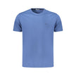 Coveri Moving Blaues Baumwoll-T-Shirt für Herren