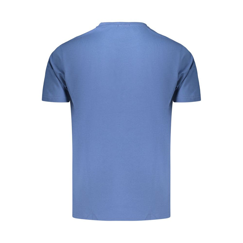 Coveri Moving Blaues Baumwoll-T-Shirt für Herren