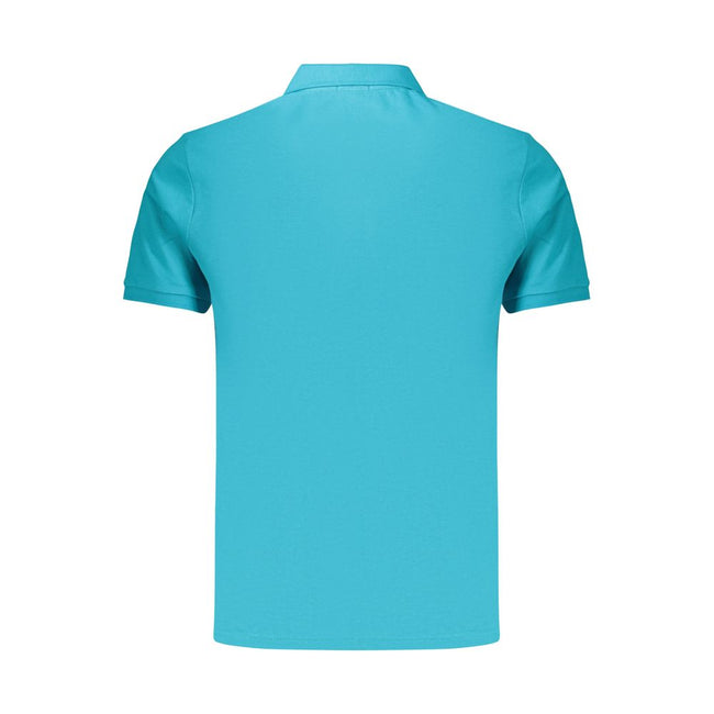 Coveri Moving Azzurro Baumwoll-Poloshirt für Herren