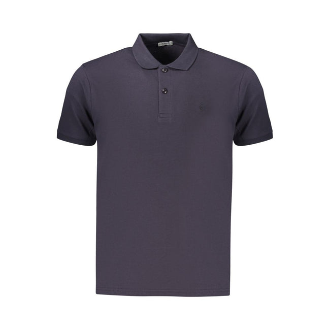Coveri Moving Blaues Baumwoll-Poloshirt für Herren