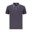 Coveri Moving Blaues Baumwoll-Poloshirt für Herren