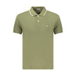 Coveri Moving Grünes Herren-Poloshirt aus Baumwolle