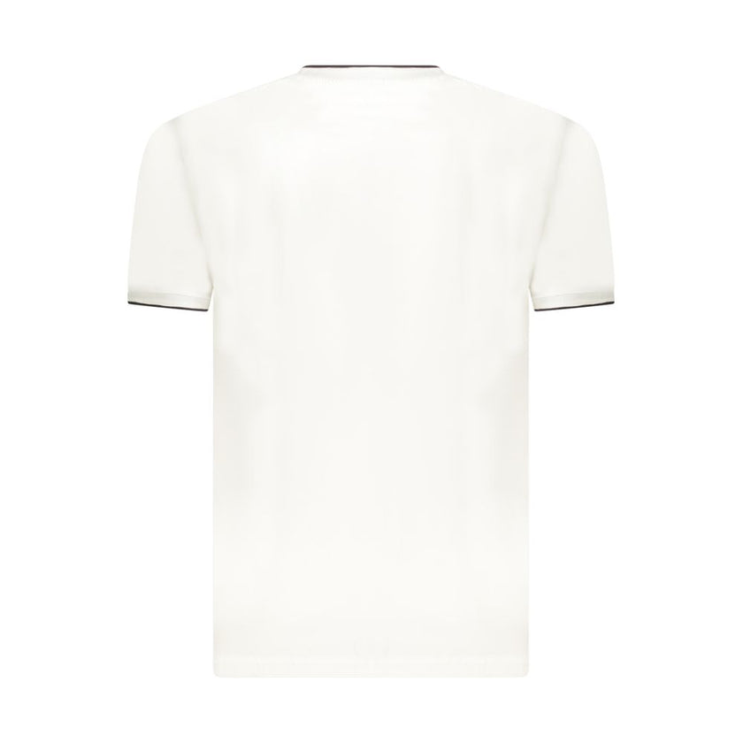 Coveri Moving Weißes Herren-T-Shirt aus Baumwolle