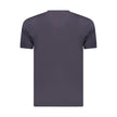 Coveri Moving Blaues Baumwoll-T-Shirt für Herren
