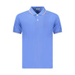Coveri Moving Blaues Baumwoll-Poloshirt für Herren