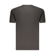 Coveri Moving Schwarzes Baumwoll-T-Shirt für Herren