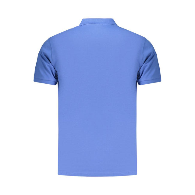 Coveri Moving Blaues Baumwoll-Poloshirt für Herren