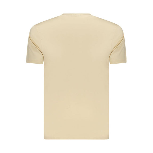 Coveri Moving Beige Baumwoll-T-Shirt für Herren
