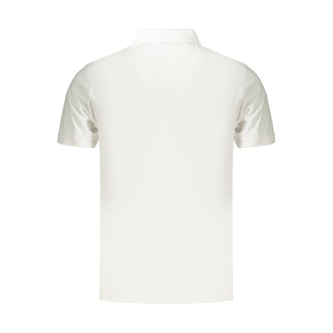 Coveri Moving Bianco Baumwoll-Poloshirt für Herren