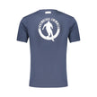 Bikkembergs Blaues Baumwoll-T-Shirt für Herren