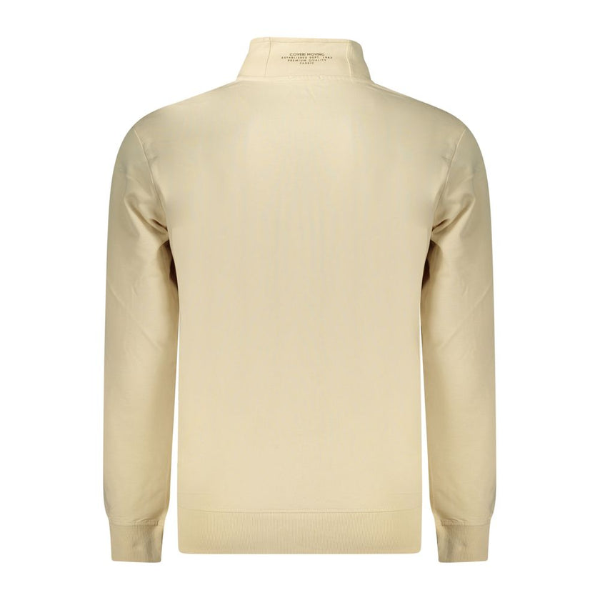 Coveri Moving Beige Baumwoll-Sweatshirt für Herren
