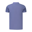 Norway 1963 Blaues Baumwoll-Poloshirt für Herren