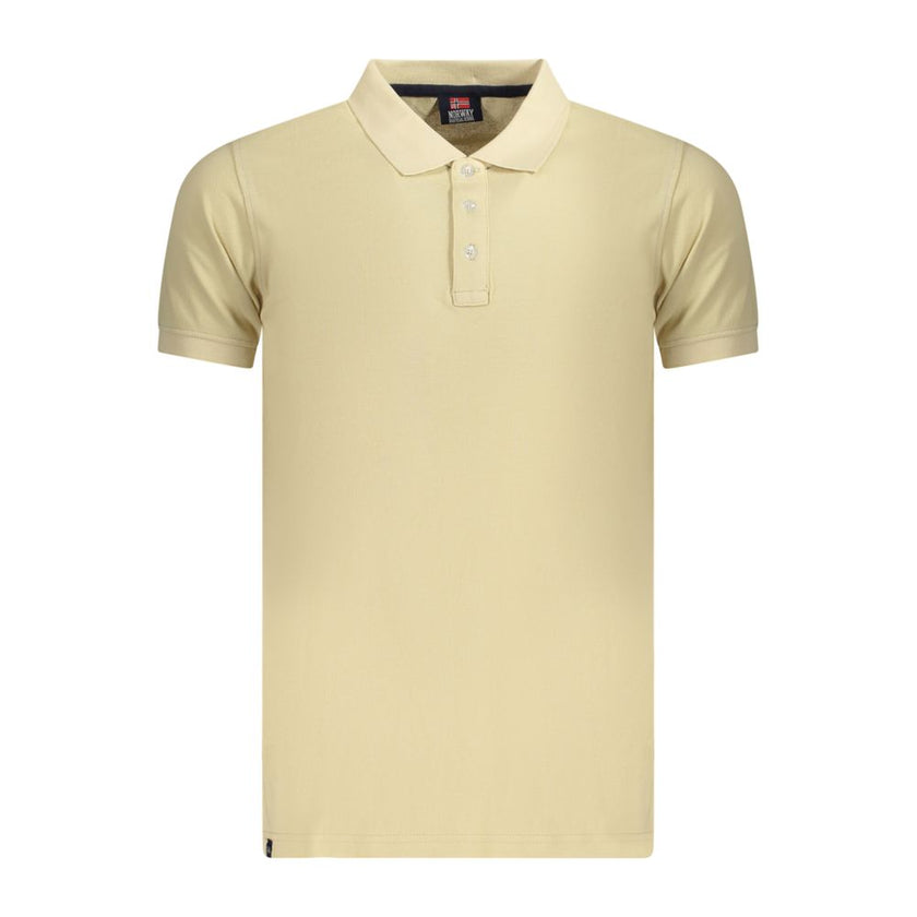 Norway 1963 Beige Baumwoll-Poloshirt für Herren