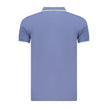 Norway 1963 Blaues Baumwoll-Poloshirt für Herren