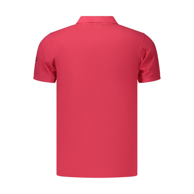 Norway 1963 Rosso Baumwoll-Poloshirt für Herren